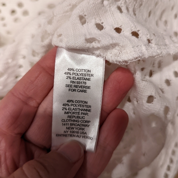 White Crochet Swim Cover Up - Picture 3 of 7